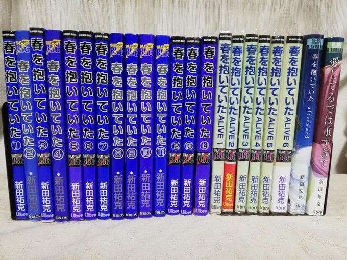 ☆BLコミック　全22巻　春を抱いていた　シリーズ　新田祐克