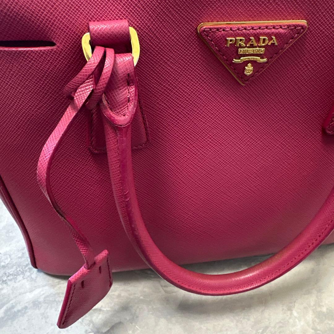 PRADA トートバッグ　ピンク
