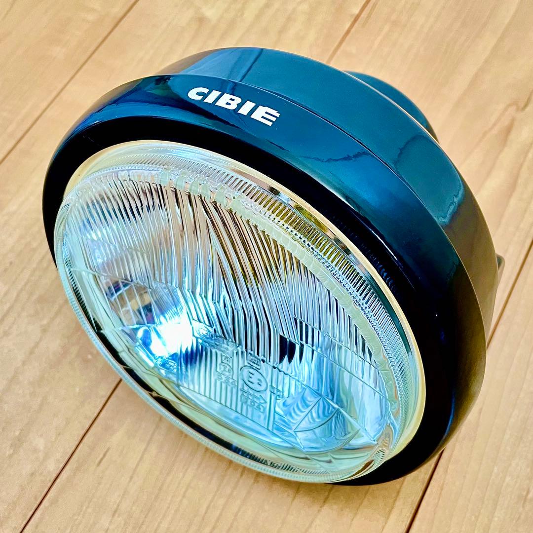 当時物 CIBIE シビエ 凹み ヘッドライト 160φ バブ CB250T