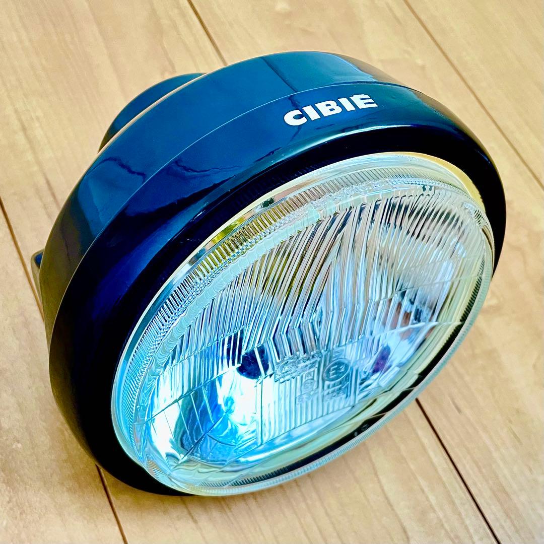 当時物 CIBIE シビエ 凹み ヘッドライト 160φ バブ CB250T