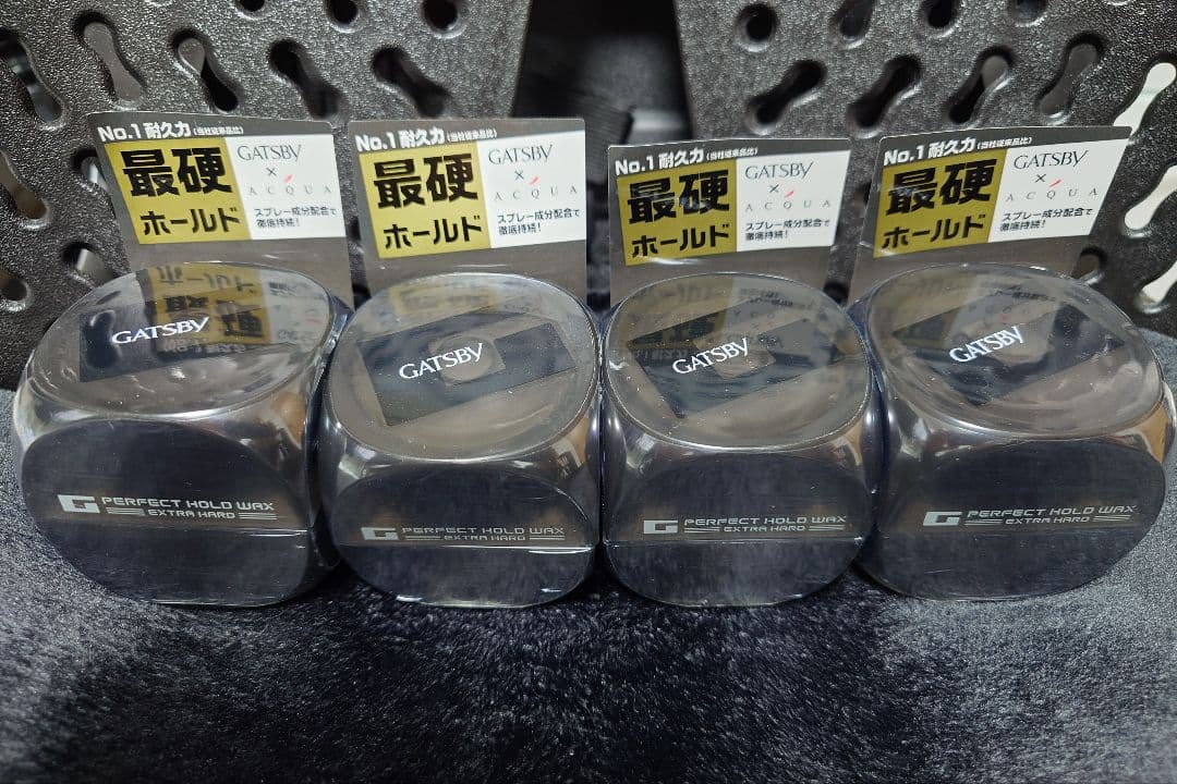 新品未使用すGATSBY PERFECT HOLD WAX 最硬 4個セット