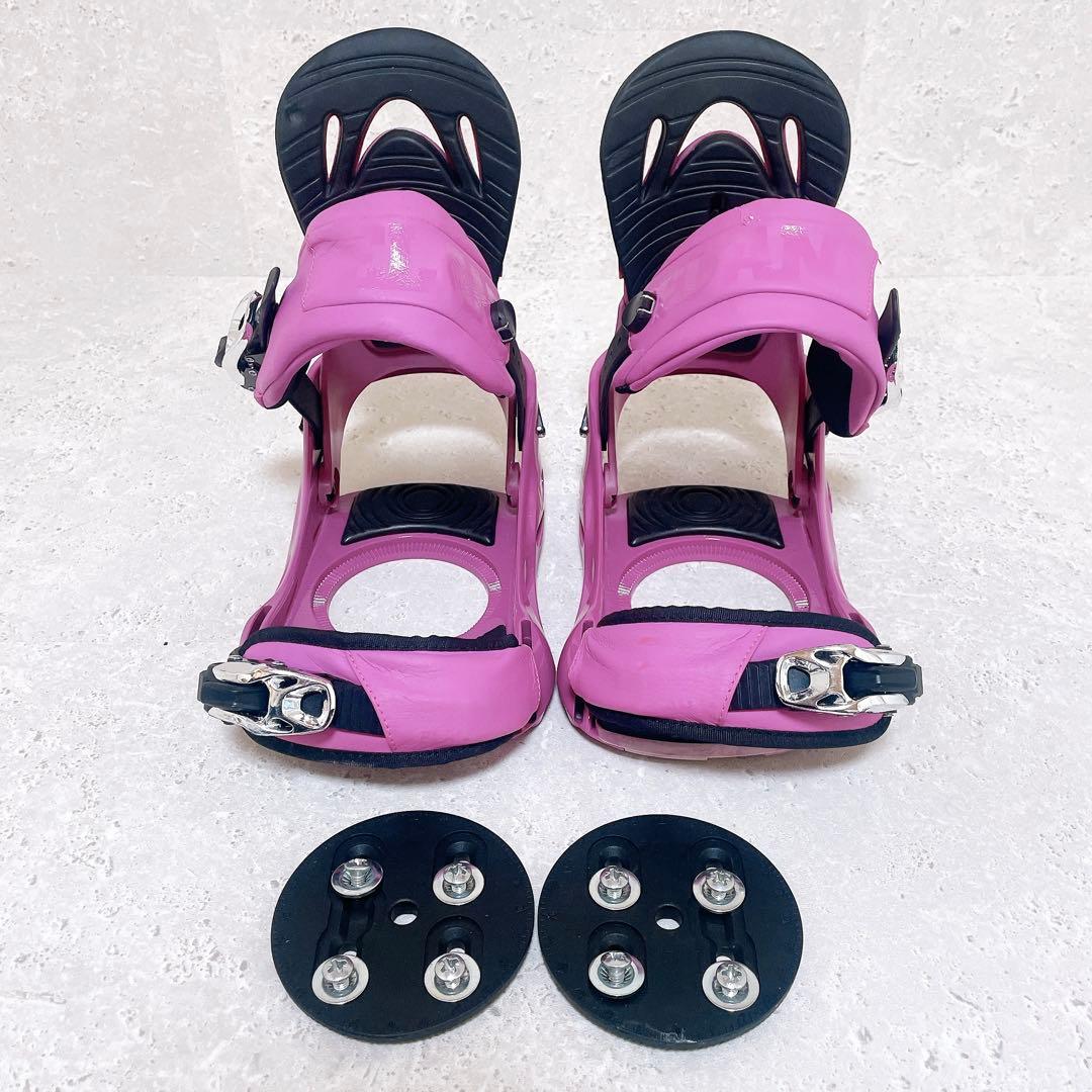 良品 ELAN RUBY JP エラン バインディング スノーボード ラベンダー