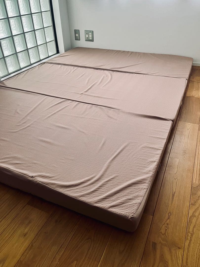 専用／折りたたみマットレス ダブル 川の字寝 ファミリー Achilles