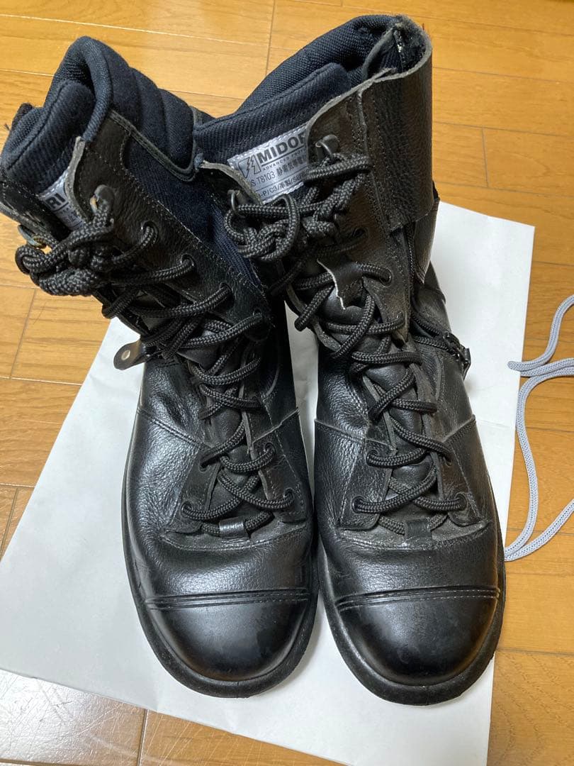 タナマル様の安全靴 ハイカット 黒