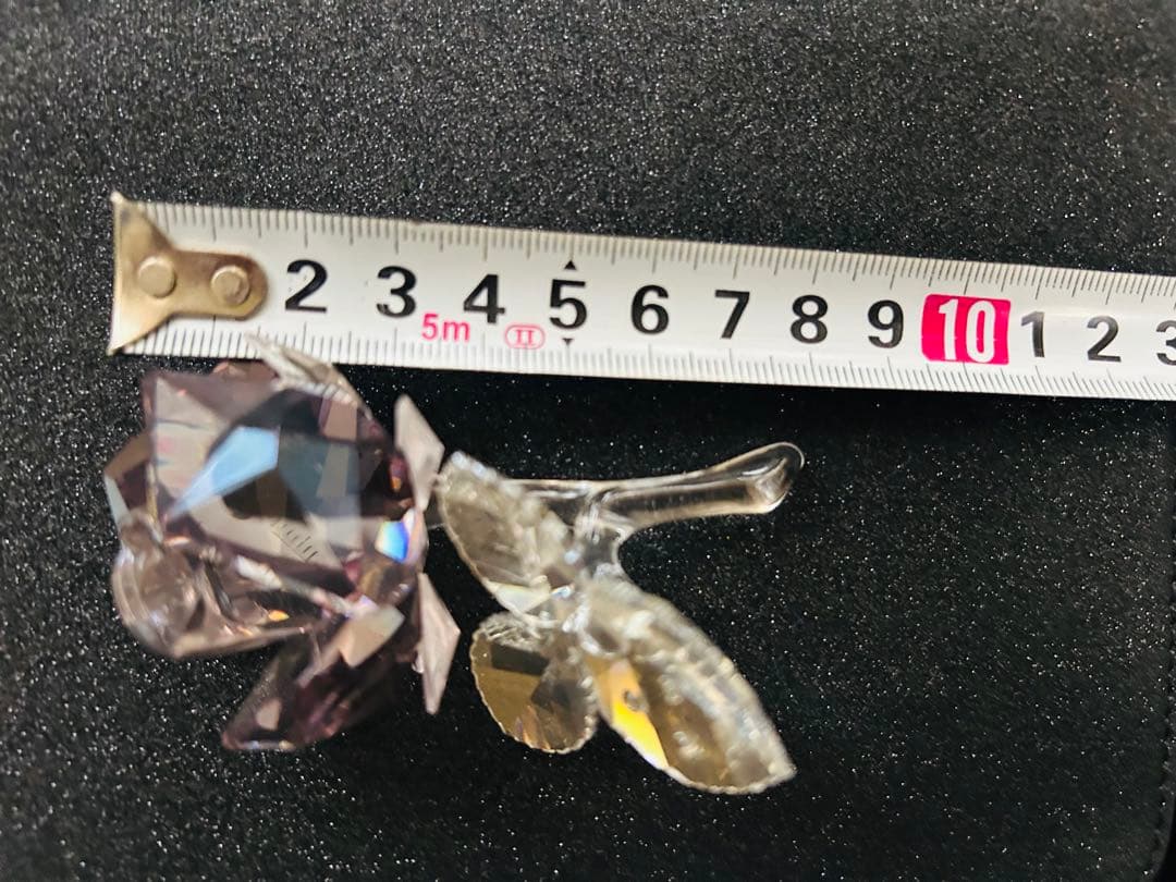 Victorian_k スワロフスキー　ローズ　ガラス製置物