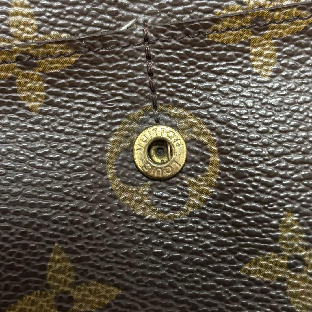 外側美品✨ルイヴィトン 長財布 モノグラム ポシェット ポルトモネ クレディ
