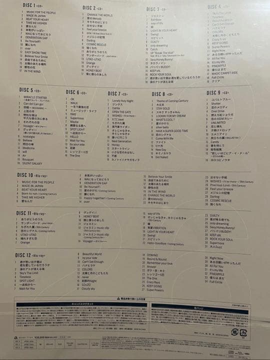 V6 Very6 BEST あなたのお名前入りスペシャルBOX盤 Blu-ray