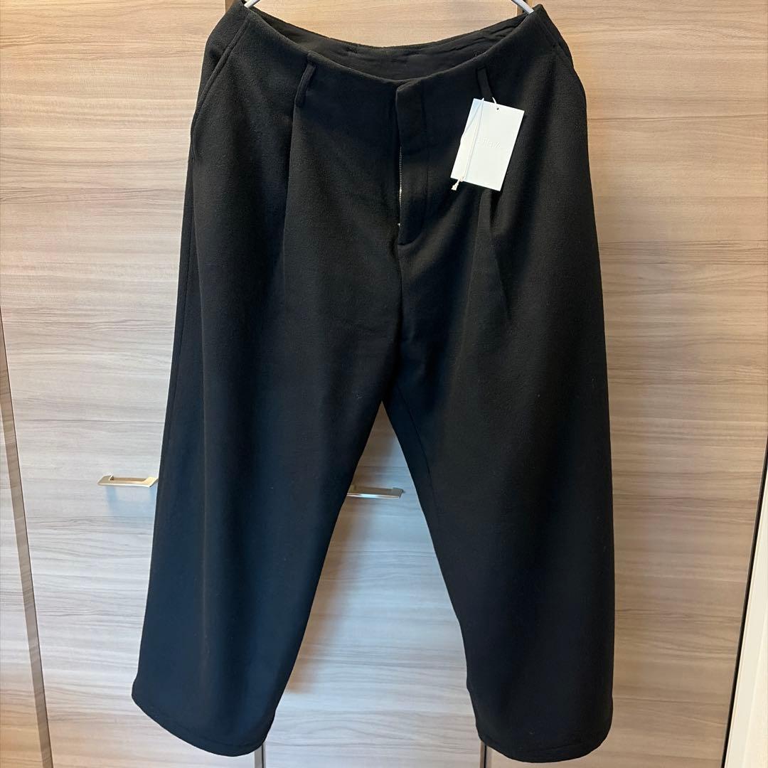 ト*ト様 WIDE CURVE TROUSERS Jackal WOOL