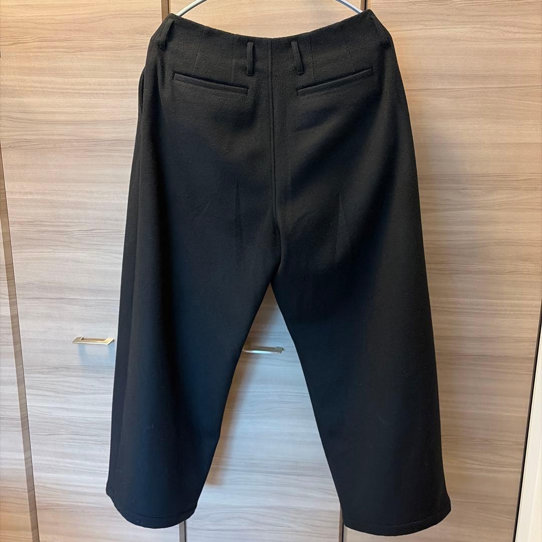 ト*ト様 WIDE CURVE TROUSERS Jackal WOOL