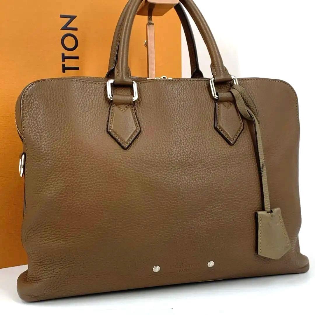 ルイヴィトン アルマンドPM アヴァーヌ ブリーフケース ビジネスバッグ 茶