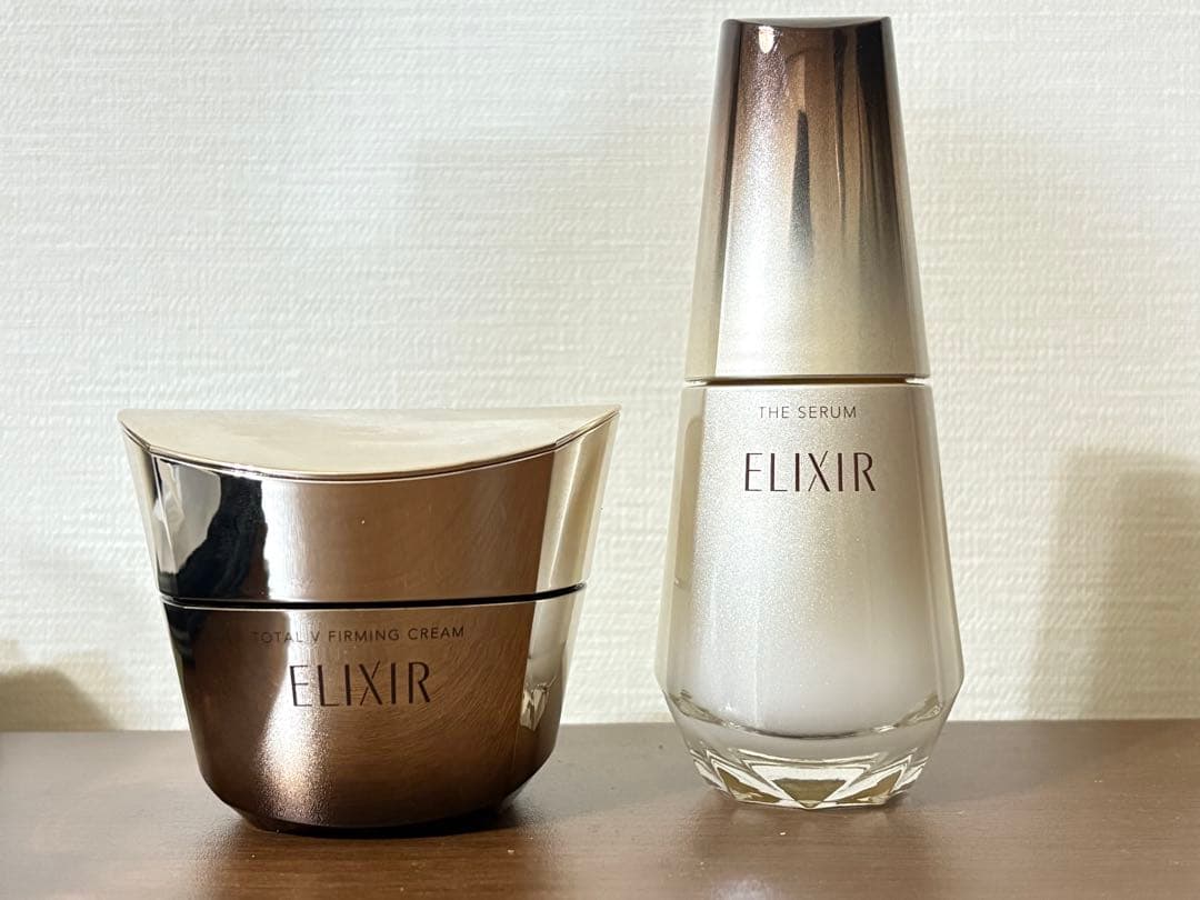 ELIXIR トータルVファーミングクリーム/ザセラムaaセット
