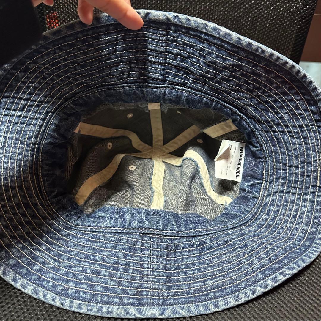 NEIGHBORHOOD WASHED CREW/C-HAT デニムハット