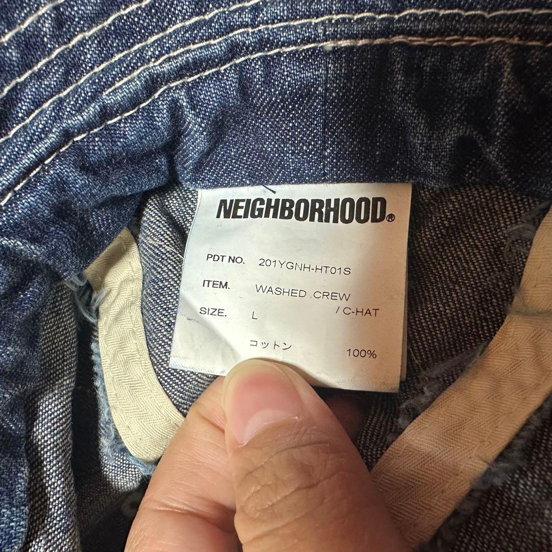 NEIGHBORHOOD WASHED CREW/C-HAT デニムハット