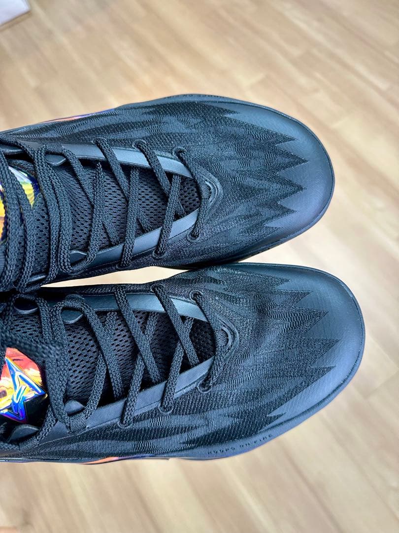 新品29.0cm ANTA Shock Wave 7 オールブラック