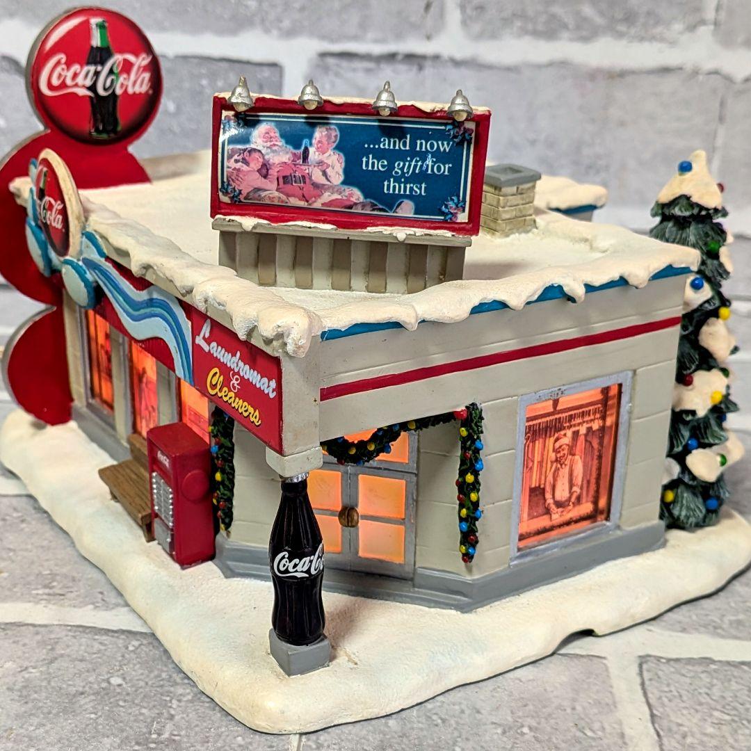 レア物 Coca-Cola ランドリー クリーナーズ イルミネーション付 置物