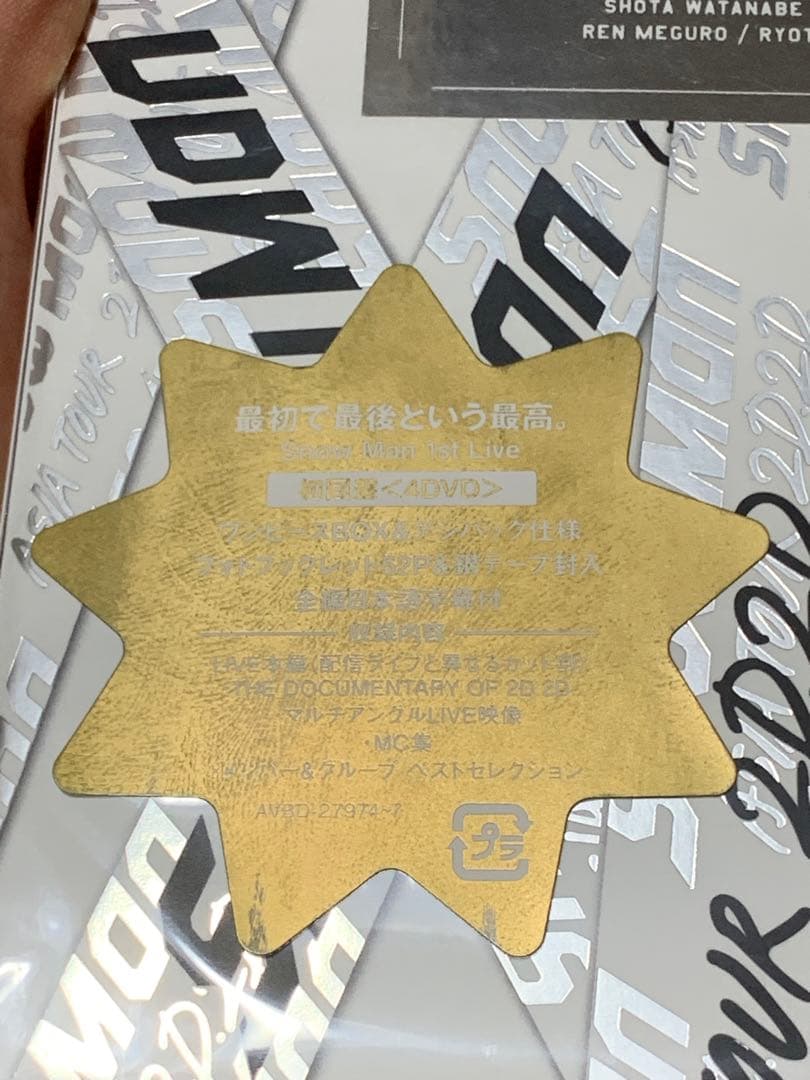  Man スノーマン ASIA TOUR 2D.2D. DVD