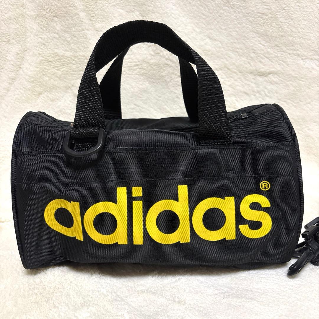 アディダス　デサント製90sミニボストンショルダーバック希少！レア！日本製