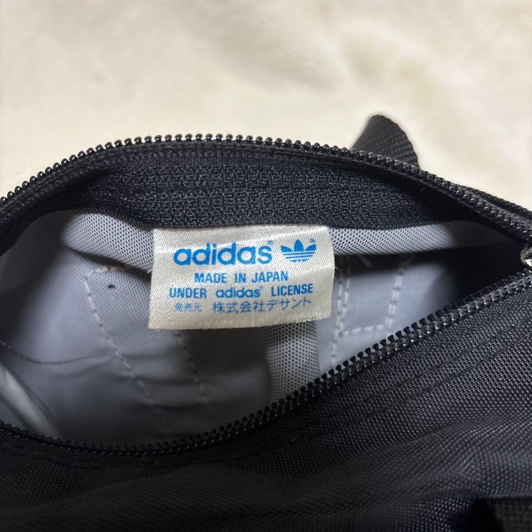 アディダス　デサント製90sミニボストンショルダーバック希少！レア！日本製
