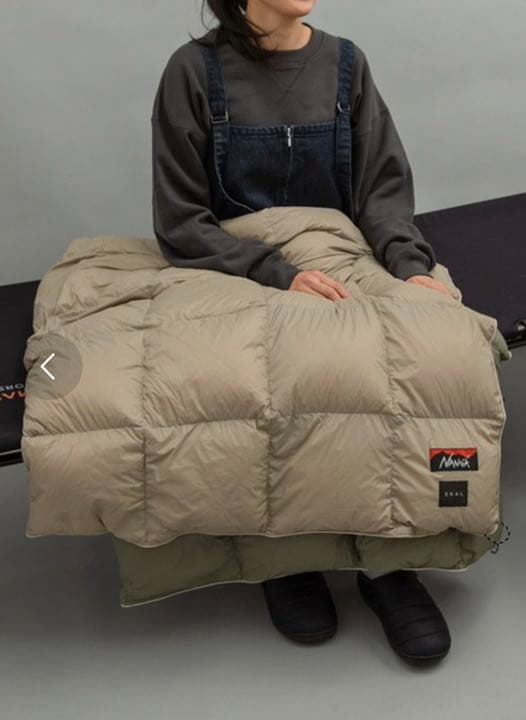 NANGA × EKAL 別注 ダウンブランケット ベージュ ナンガ