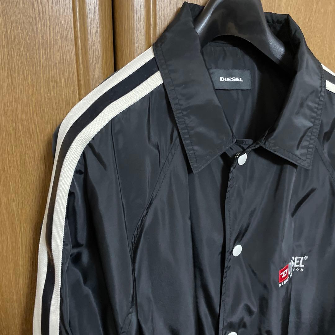 【美品】DIESEL コーチジャケット XL ブラック