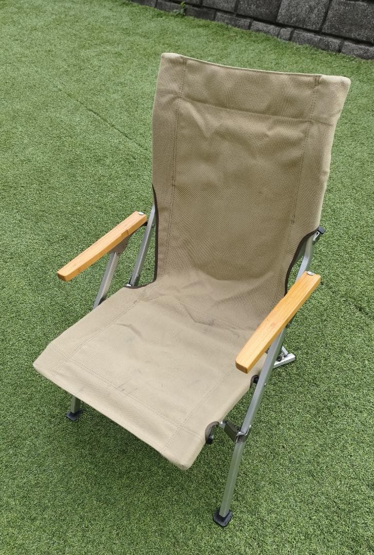 スノーピーク ローチェア30(カーキ)、帆布専用カバー、クッションシート