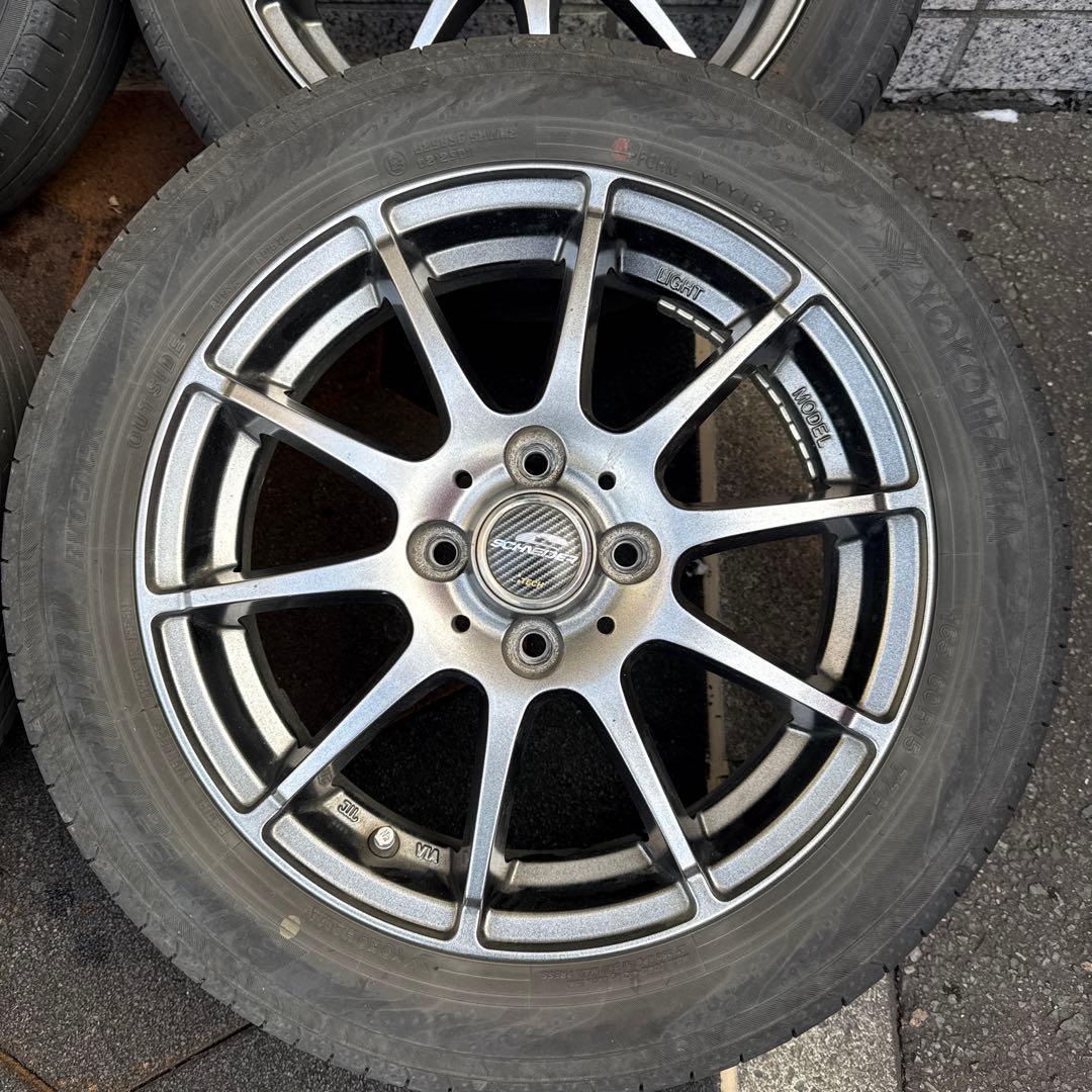 送料込み　ハスラー15インチ アルミホイールセット ブルーアース付き