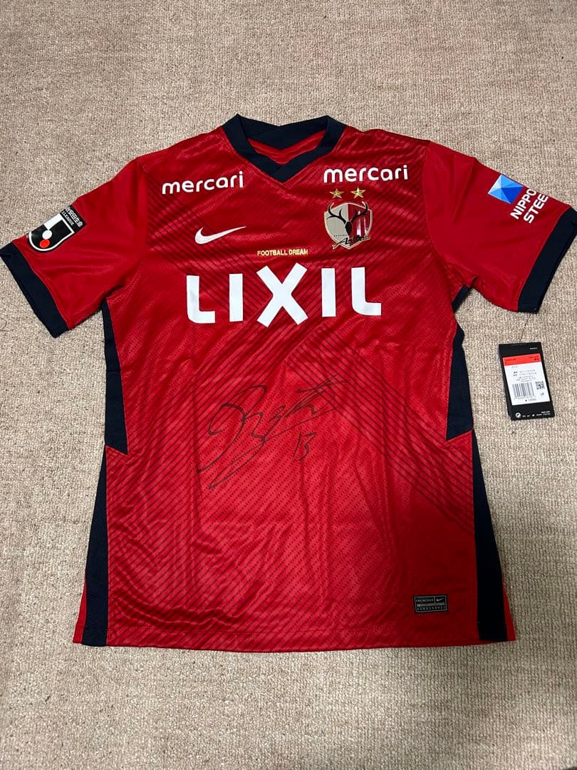 鹿島アントラーズ　荒木遼太郎　直筆サイン入りユニフォーム