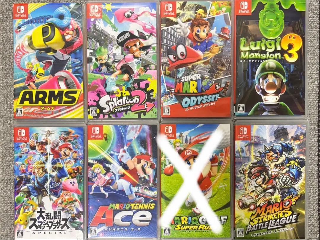 Nintendo Switch ゲーム 8本セット(バラ売り可能)