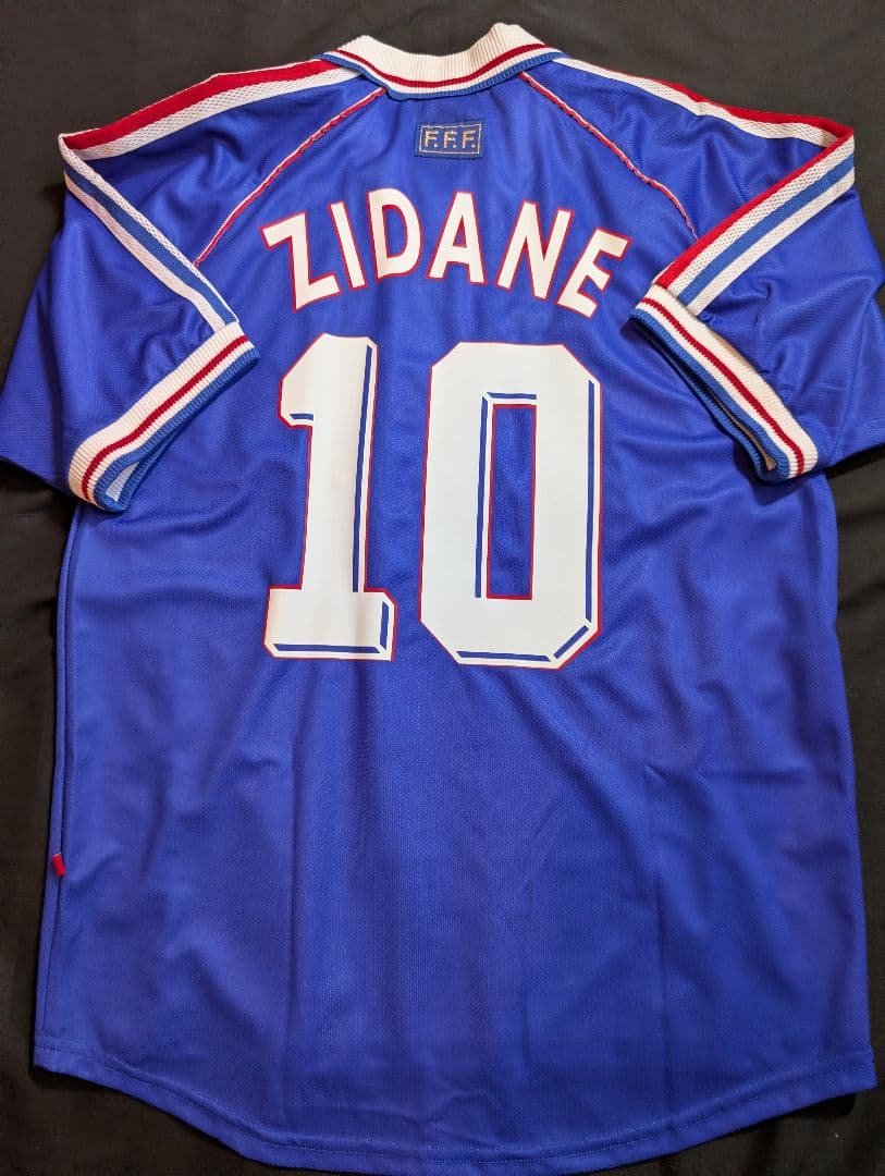 【当時物・新品タグ付き！】ジネディーヌ・ジダン/フランス代表/ホーム/98年W杯