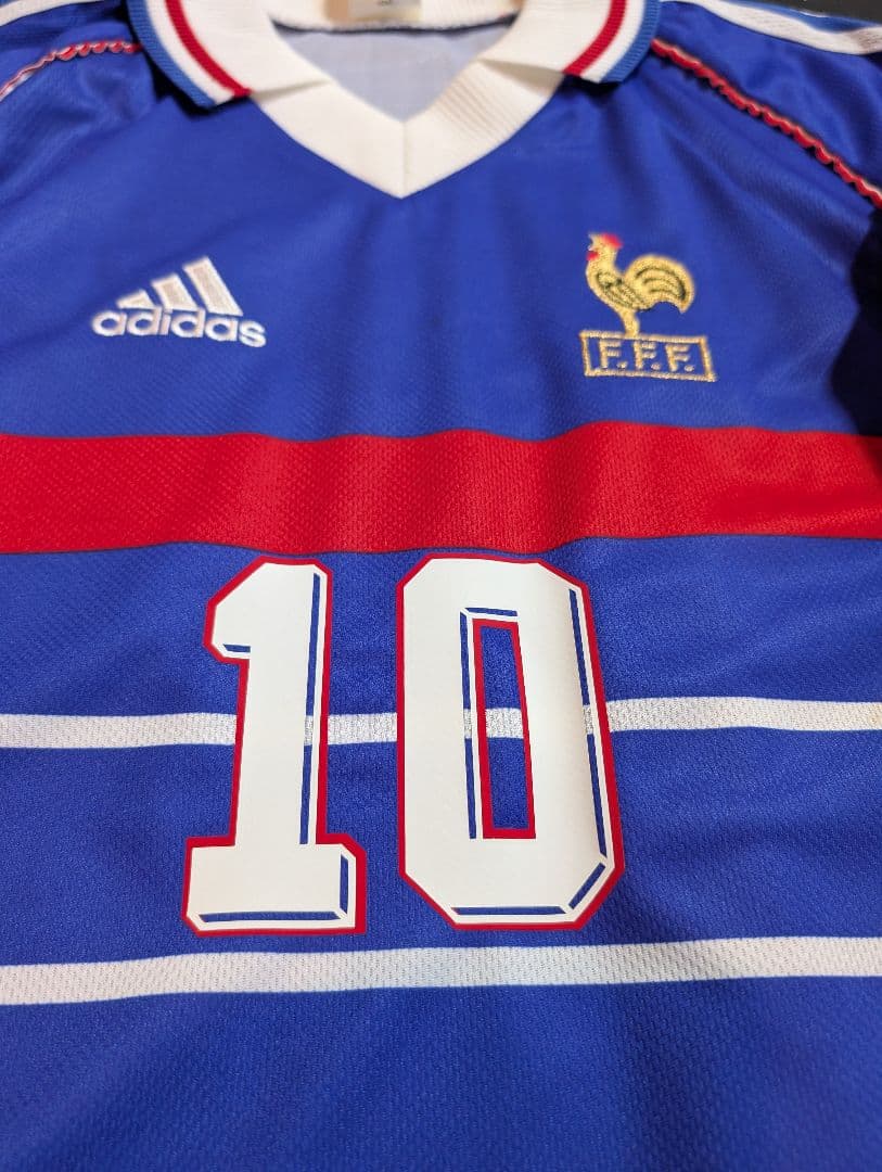 【当時物・新品タグ付き！】ジネディーヌ・ジダン/フランス代表/ホーム/98年W杯