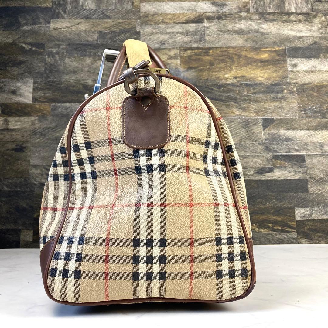 BURBERRY ノバチェック PVC 2way ボストンバッグ