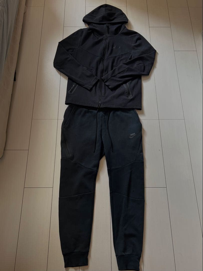 Nike テックフリース S セットアップ 旧モデル　UK 上下　ダブルジップ