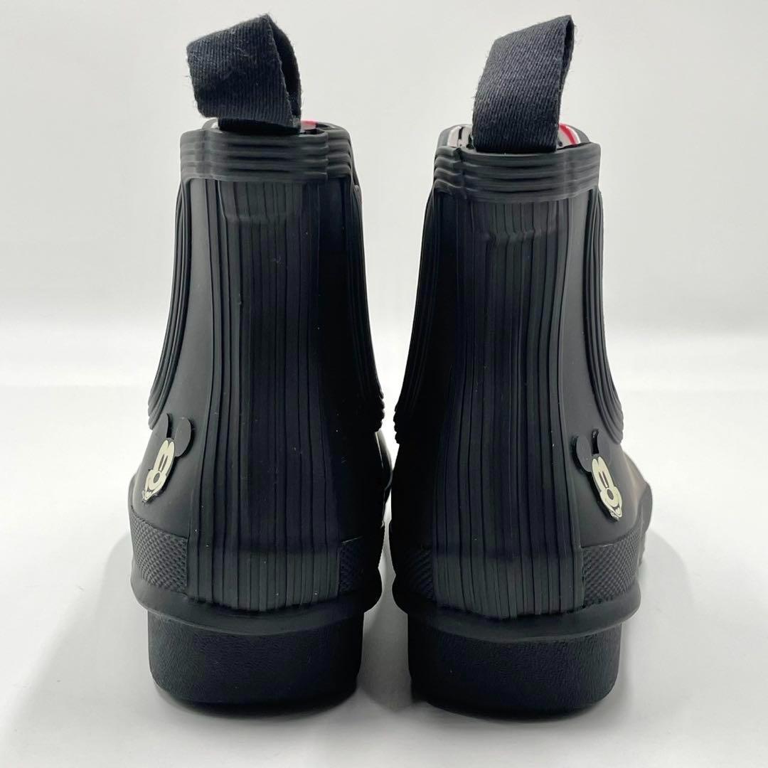 【未使用に近い】HUNTER ハンター ディズニー ミッキー レインブーツ