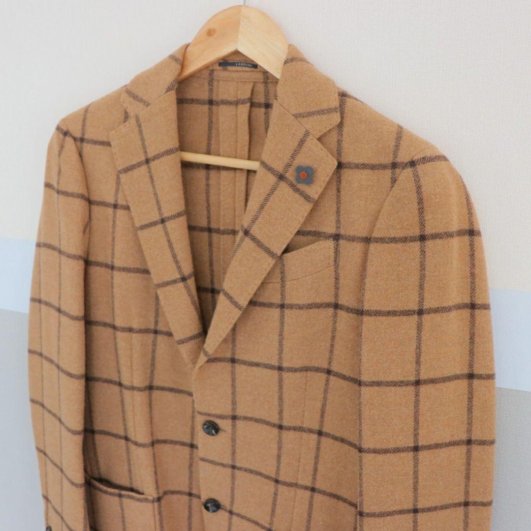 LARDINI ウールテーラードジャケット サイズ42