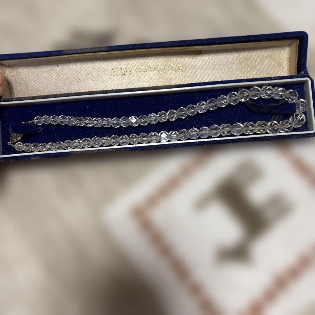 esp科学研究所　レア　ヴインテージクリスタルネックレス　本物