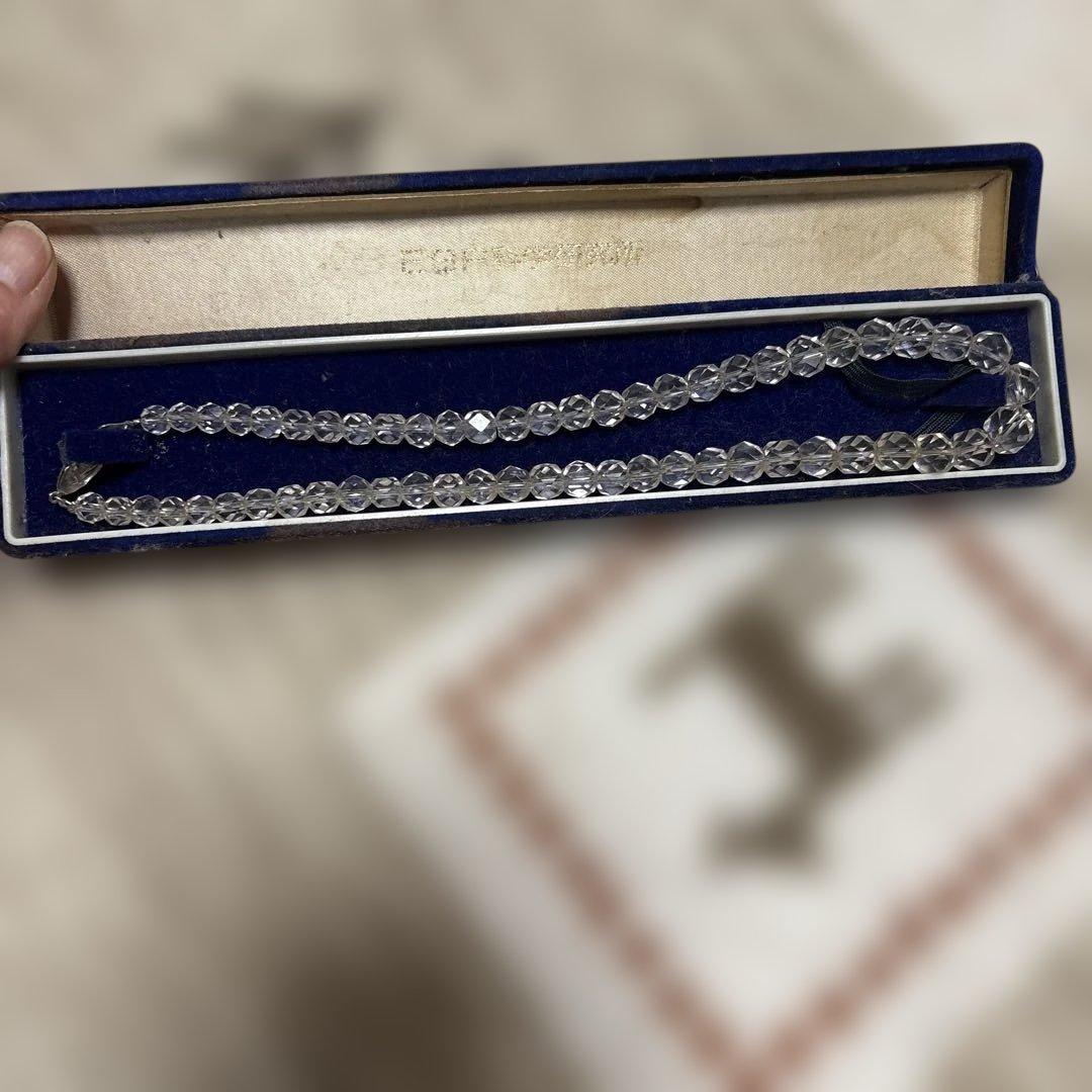 esp科学研究所　レア　ヴインテージクリスタルネックレス　本物