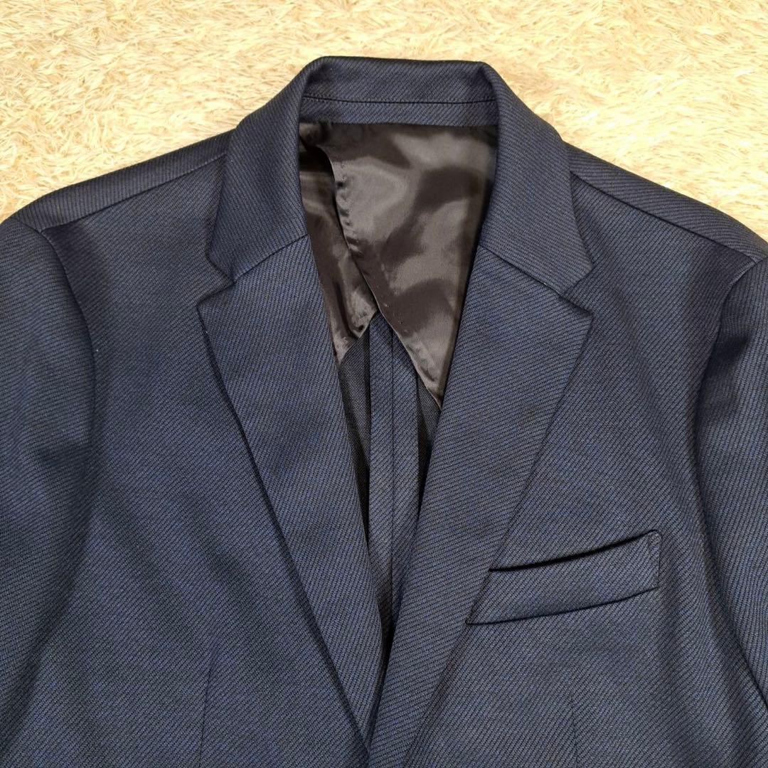 極美品　高ストレッチ　エディフィス　イージーパンツ　　ネイビー　セットアップ