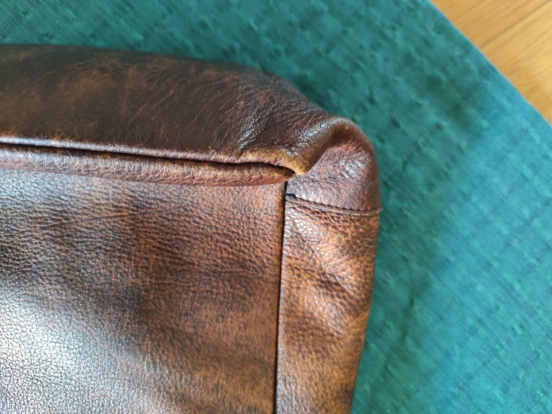 Dakota　ブラウンレザーショルダーバッグ