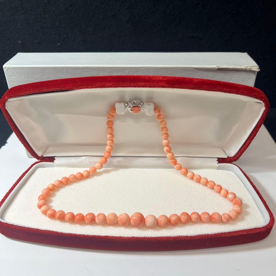 珊瑚　ネックレス　レディース　アクセサリー　小物　ファッション