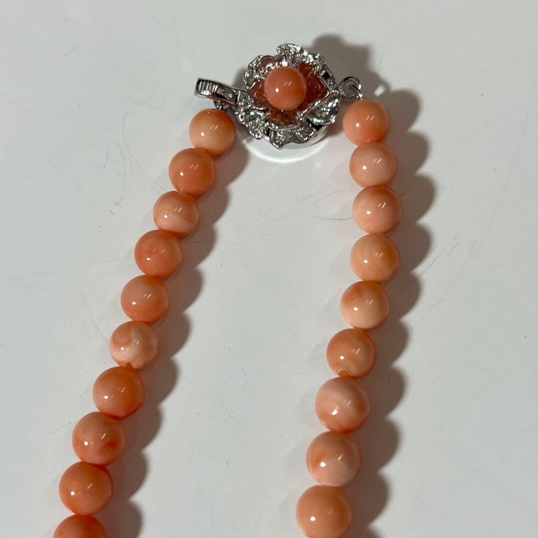 珊瑚　ネックレス　レディース　アクセサリー　小物　ファッション