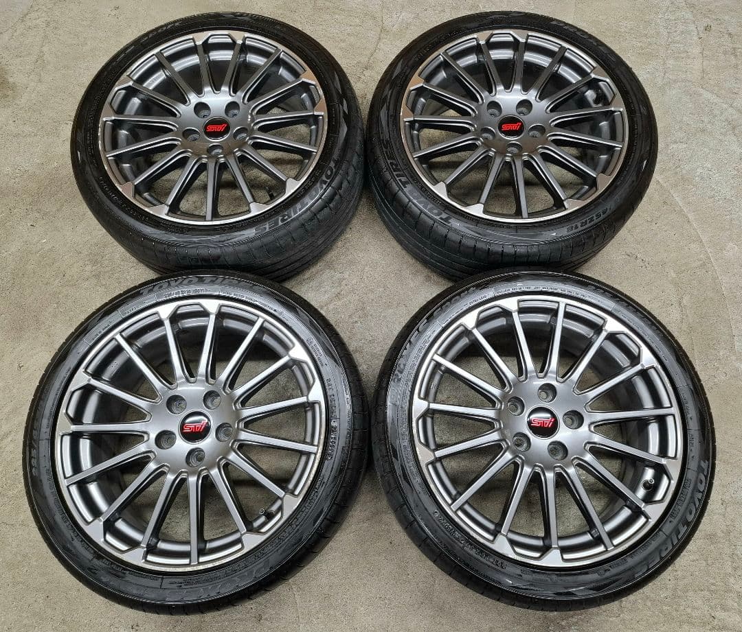 スバル レヴォーグ STIスポーツ 純正 ホイールタイヤ 2024年　送料込み
