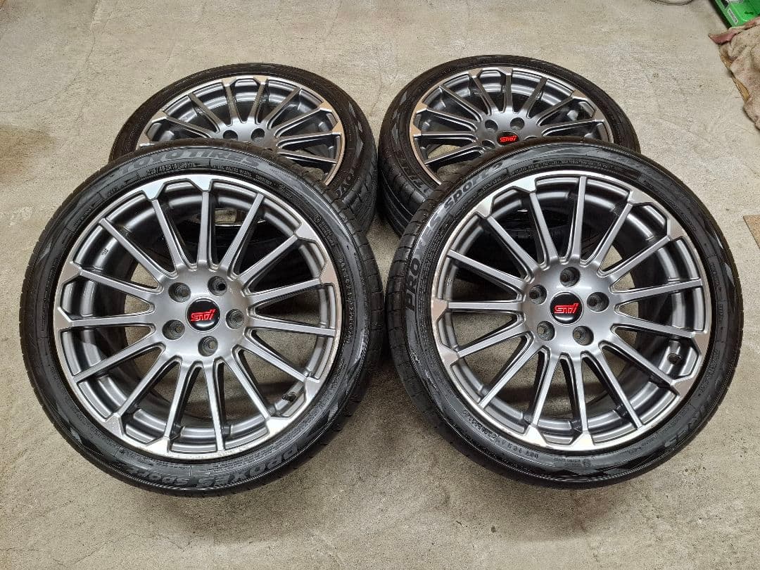 スバル レヴォーグ STIスポーツ 純正 ホイールタイヤ 2024年　送料込み