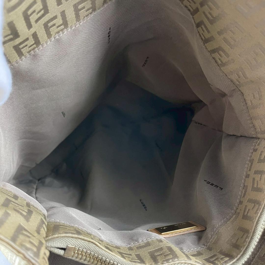 激レア！超美品 FENDI フェンディ ズッキーノ ベージュ トートバッグ