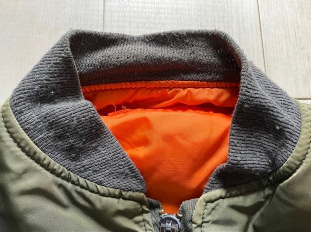 MA-1 アルファ 90's ミリタリーフライトジャケット 希少 L アメリカ製