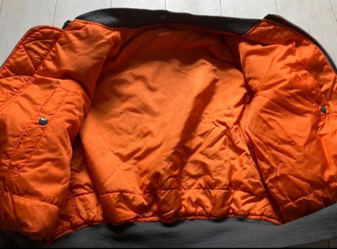 MA-1 アルファ 90's ミリタリーフライトジャケット 希少 L アメリカ製