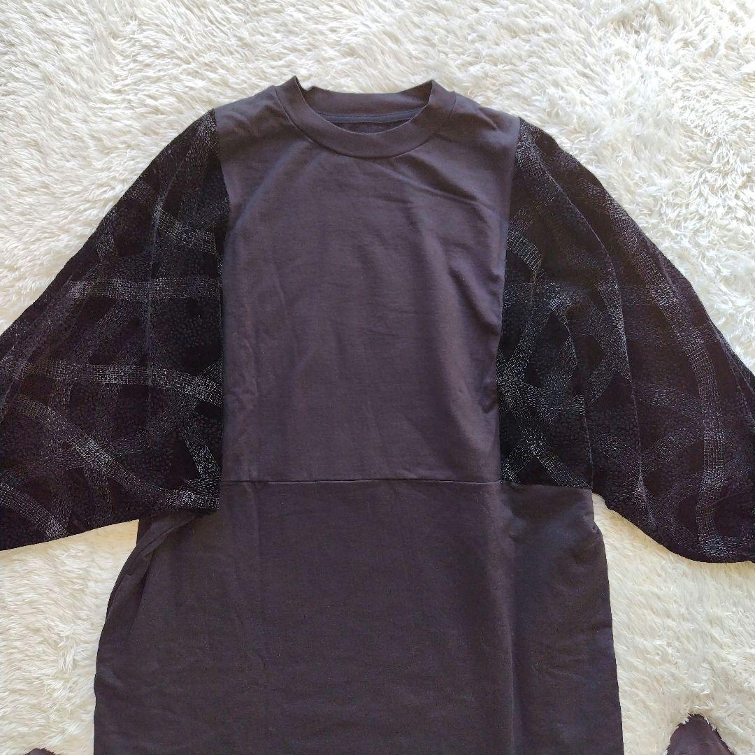 中川政七商店【数量限定】布ぬのワンピース　やたらフロック 黒