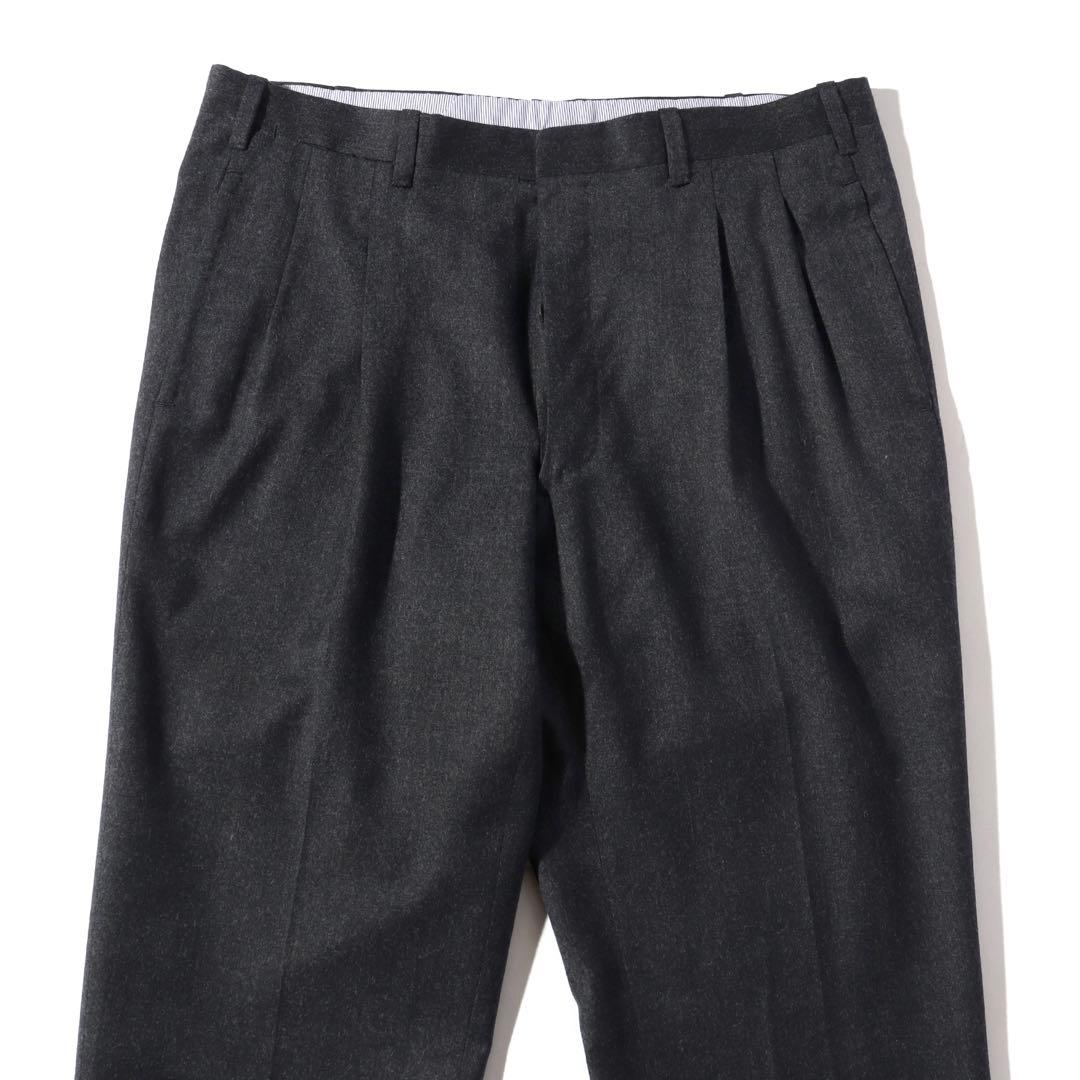 サルトリア チッチオ パンツ スラックス チャコール グレー 52 XL相当