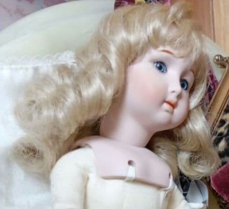 H67【ジュモー】ビスクドール　年代物　アンティックドール