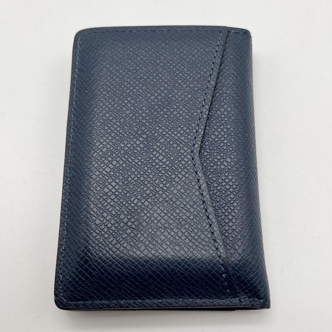 ルイヴィトン　オーガナイザードゥポッシュ タイガ　ネイビー 名刺入れ　新型