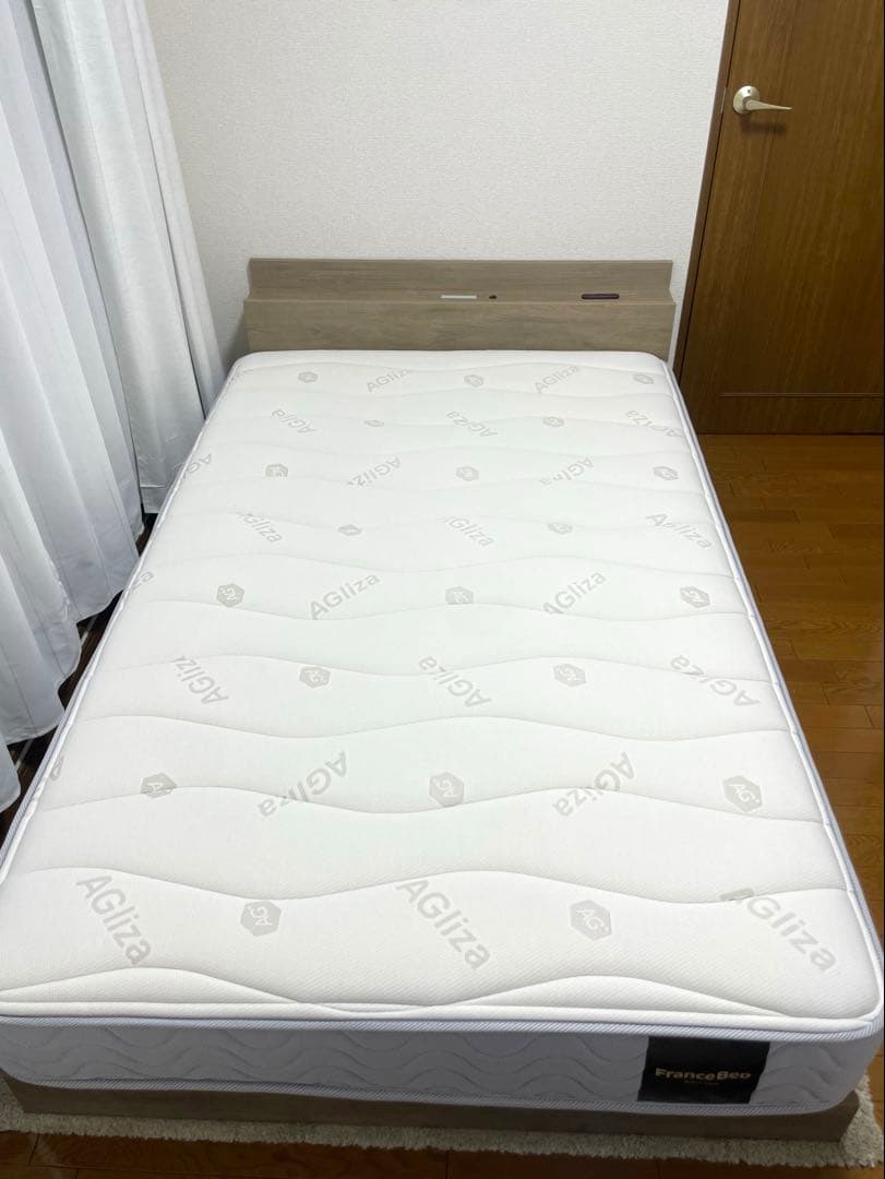 【サウルス】フランスベッド　セミダブル　マットレス　保証書付